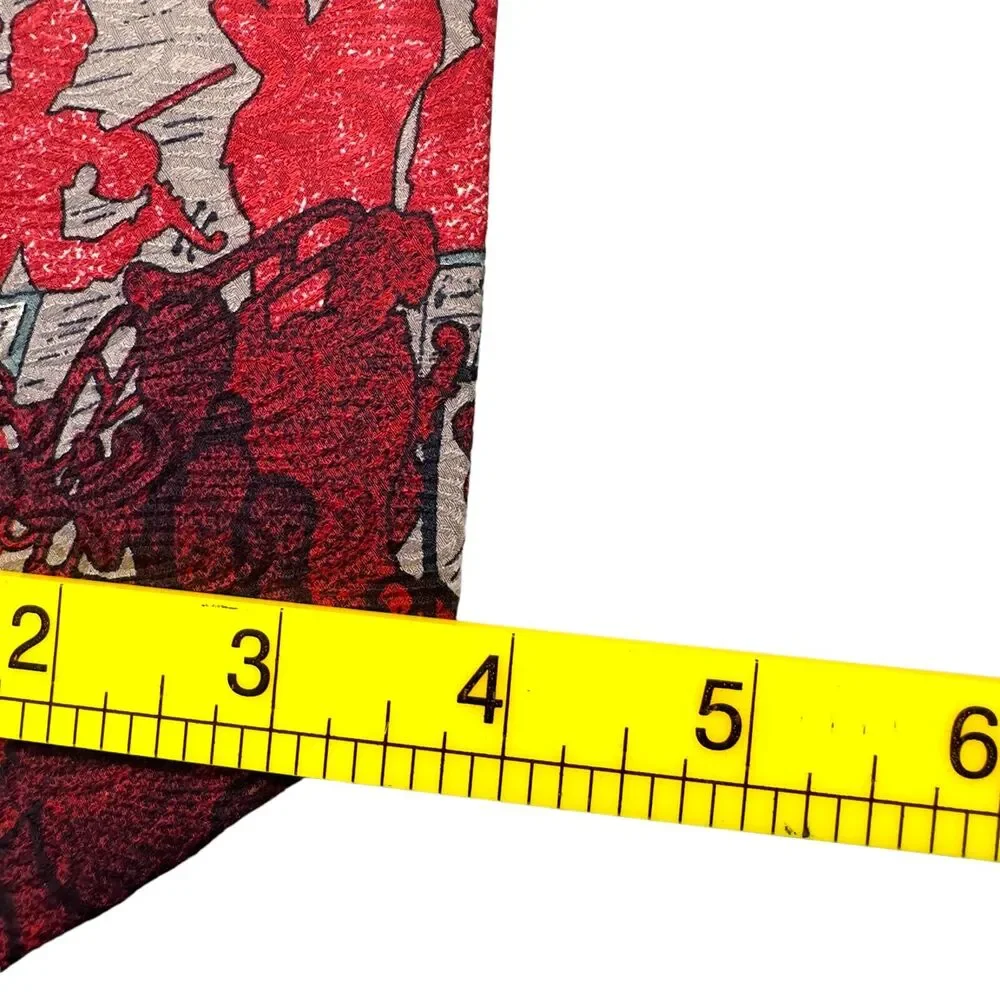 Tutto Matto Mens 100% Silk‎ Dress Tie Made in Italy Symphonic Print 59